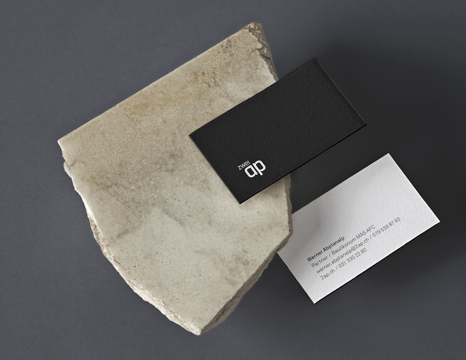 Corporate Design, Visitenkarte für 2ap