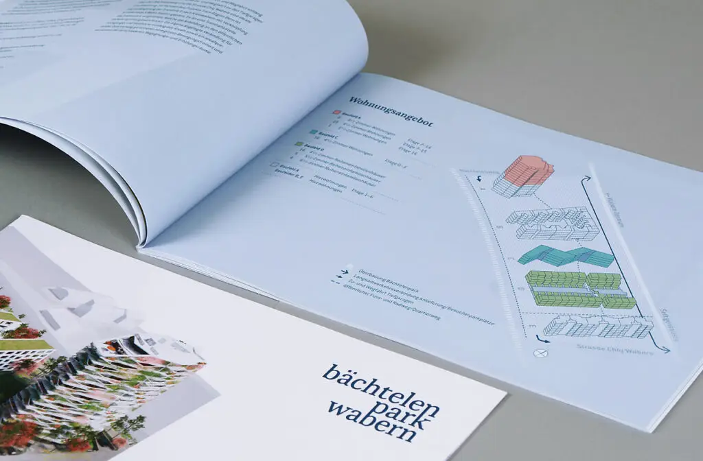 Gestaltung, Infografik und Isometrie für Immobiliendokumentation