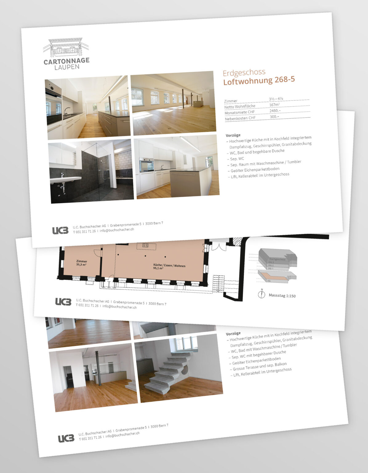 Immobilienvermarktung Cartonnage Laupen