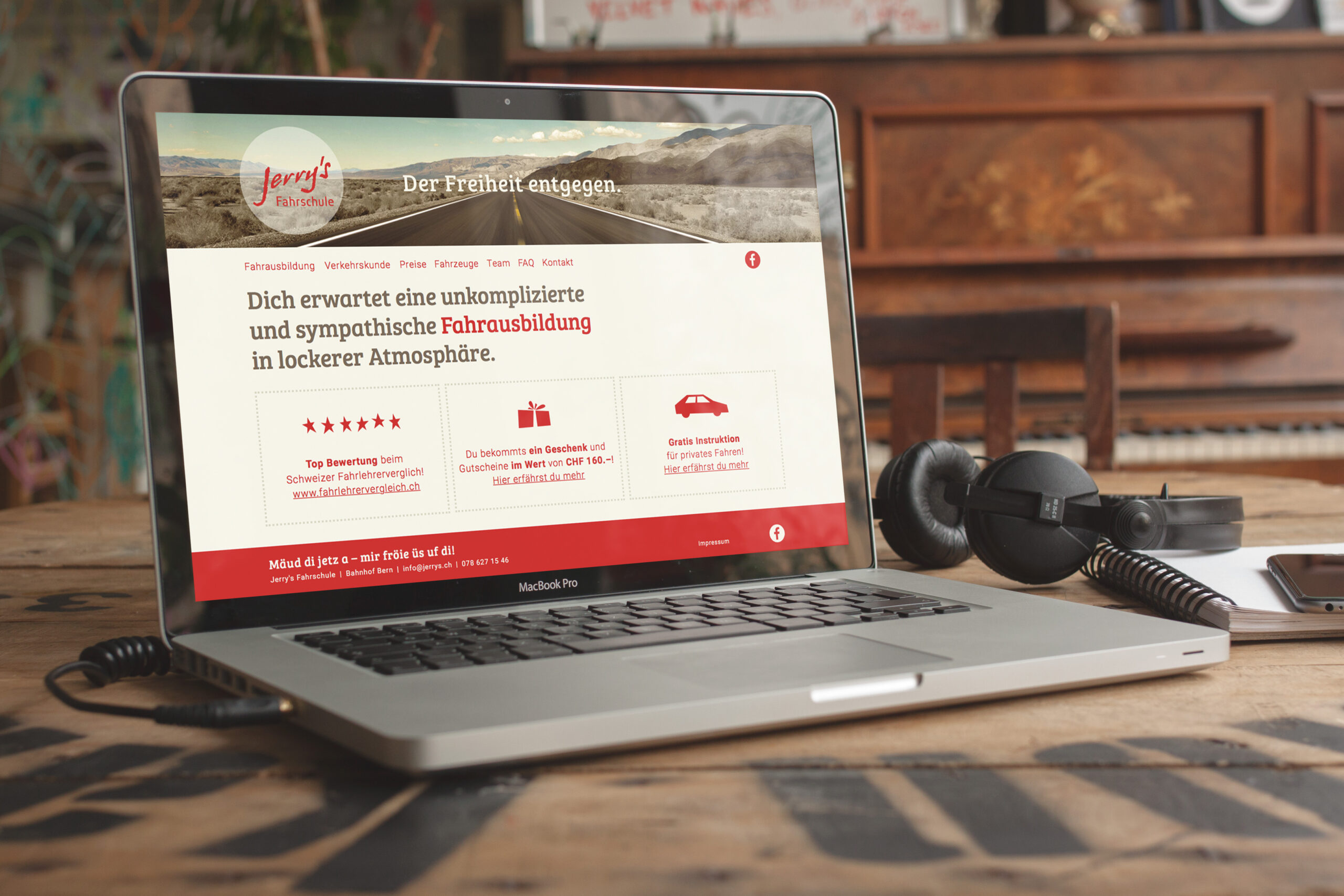 Design und Umsetzung von Website