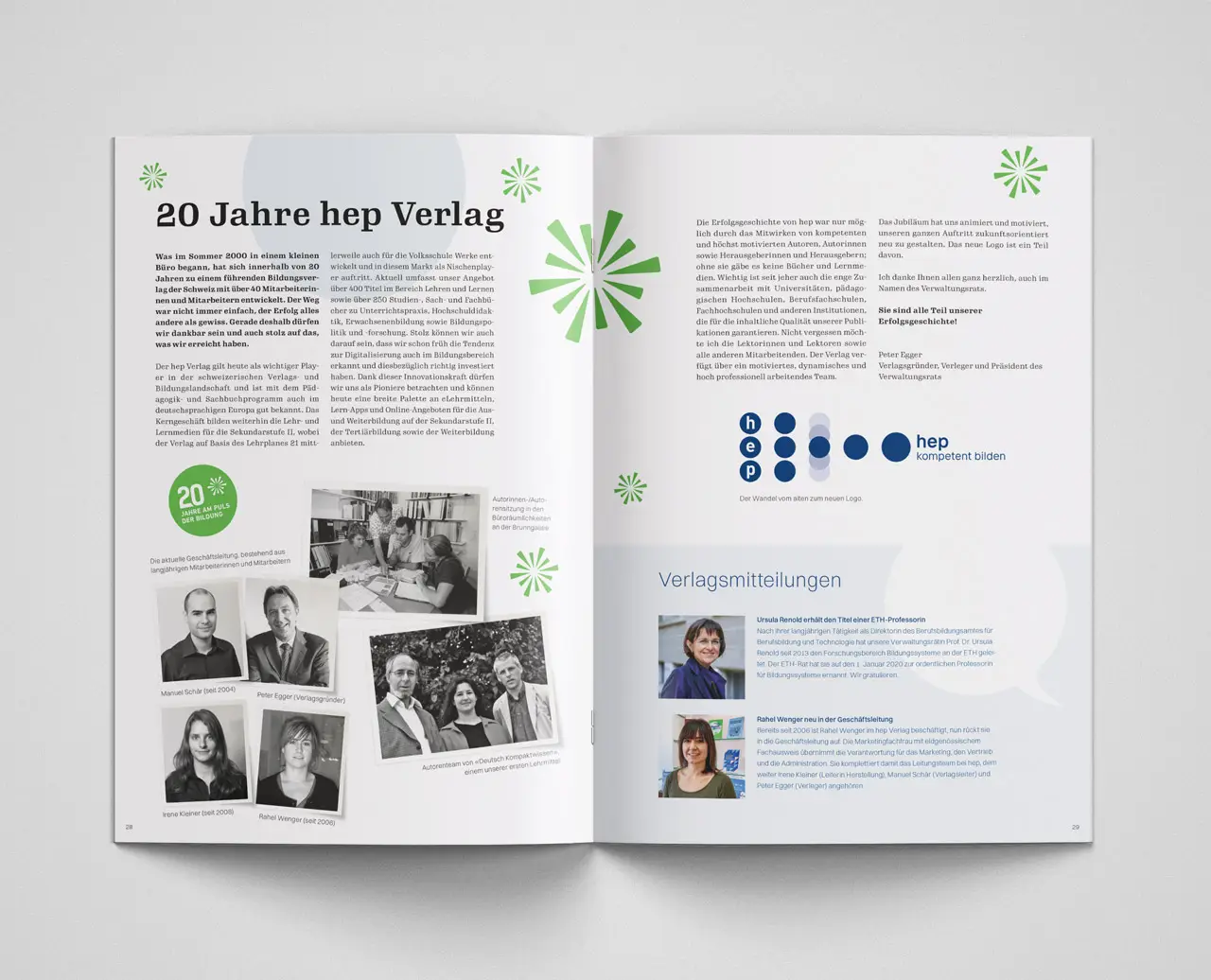 Layout und Gestaltung Prospekt