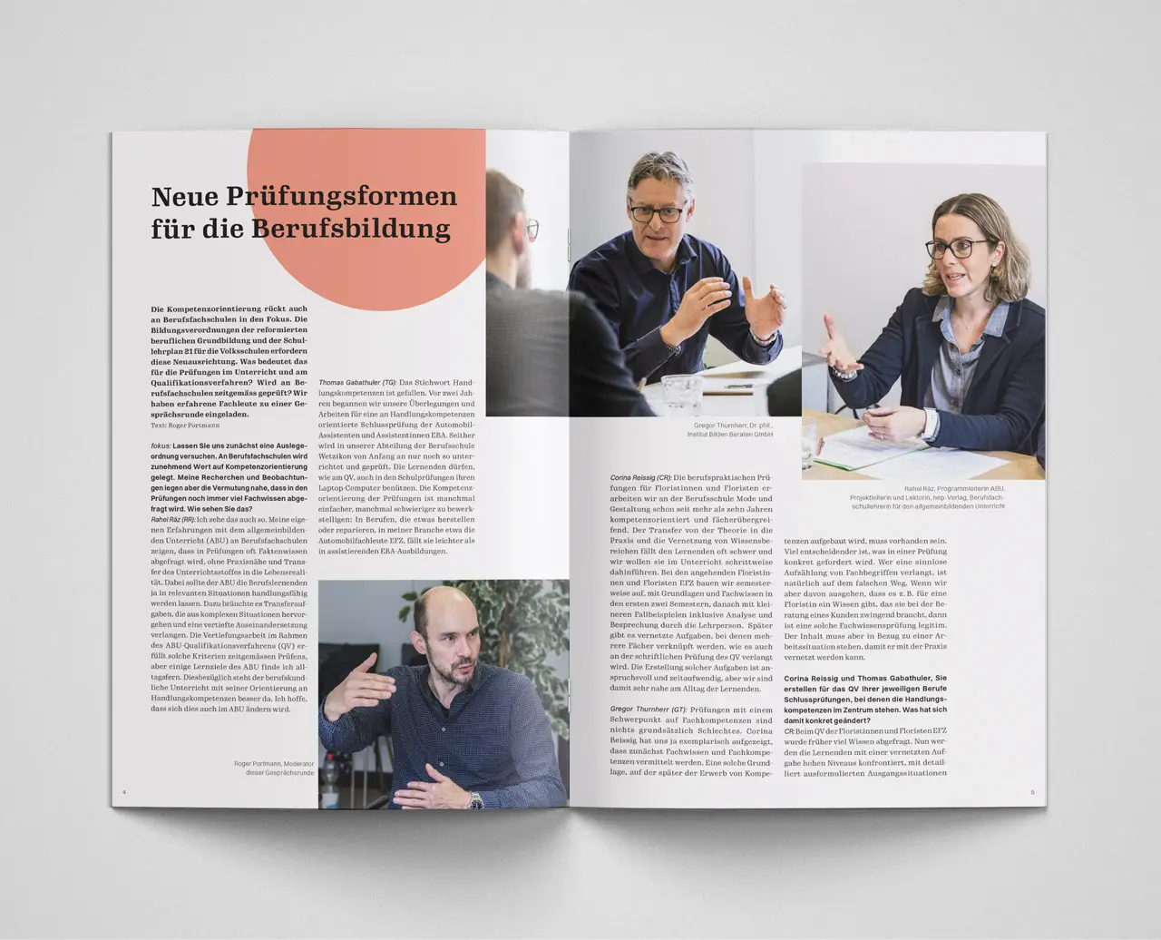 Gestaltung und Layout für Kundenmagazin «fokus»