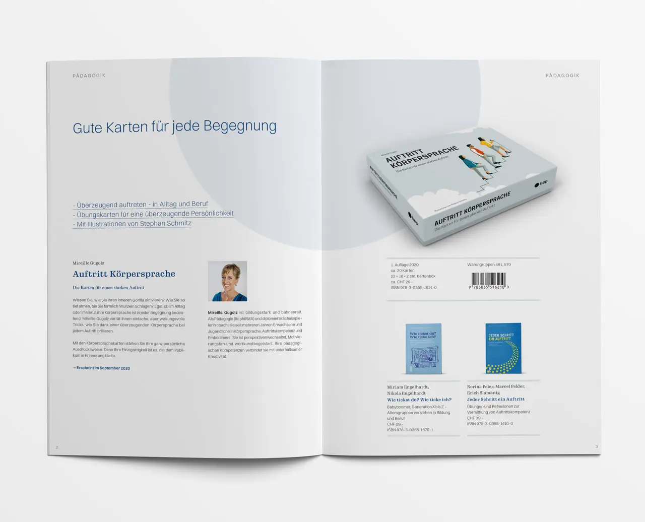 Gestaltung, Layout, Editorial Design für Vorschau