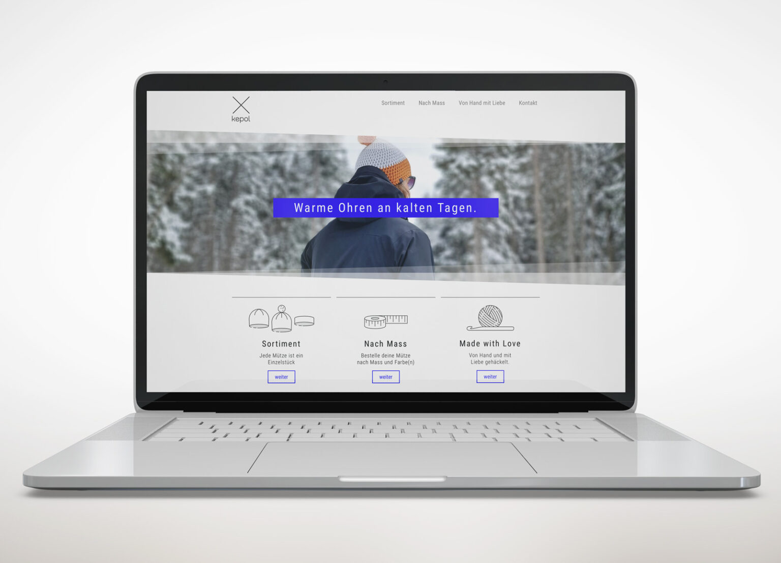 Webdesign, Illustration und Fotos für kepol.ch