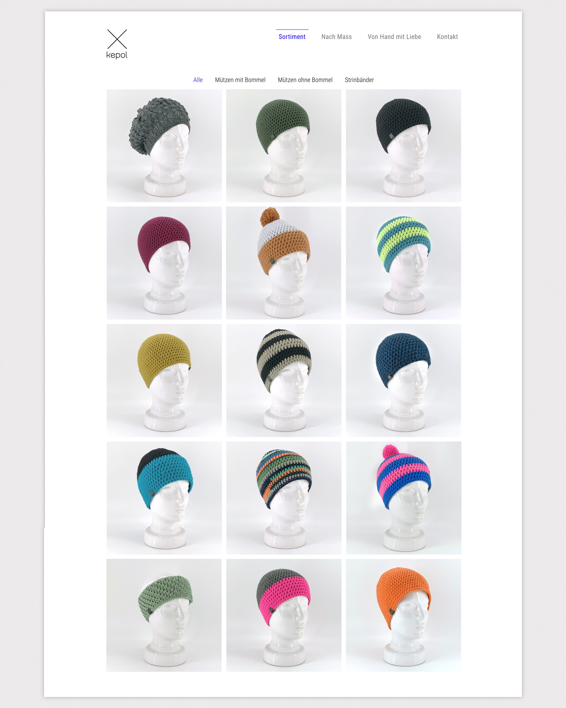 Produktfotos für kepol.ch