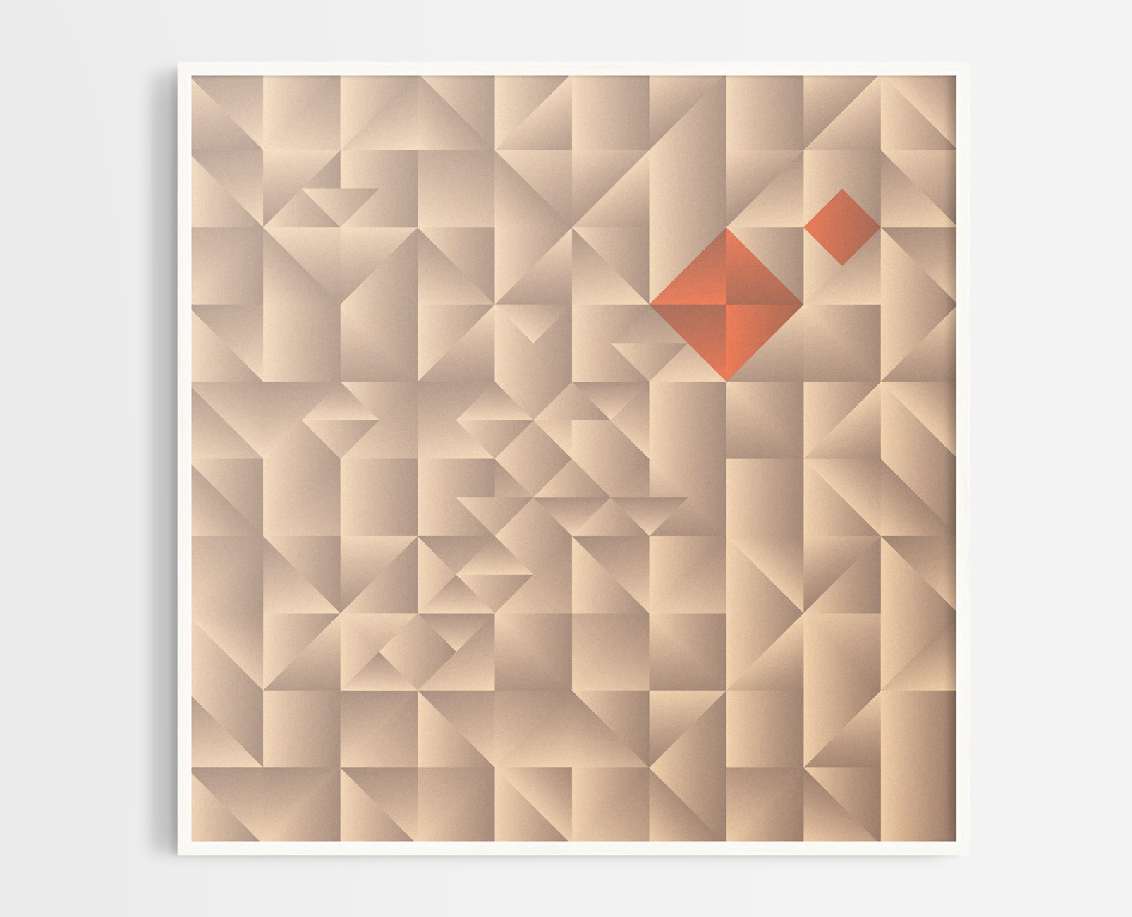 Grafische Arbeit «Polygon Fraktal»