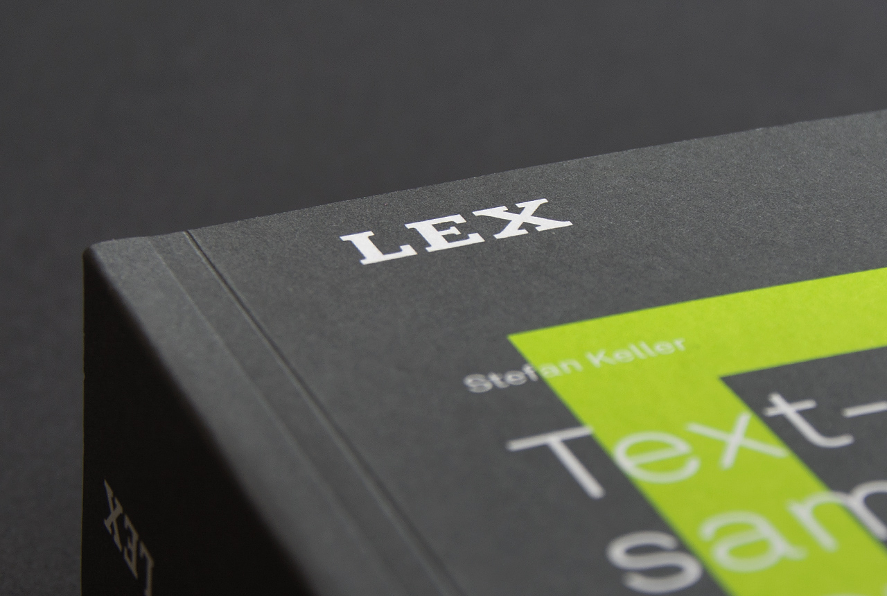Buchgestaltung: Konzept für Buchreihe «LEX»