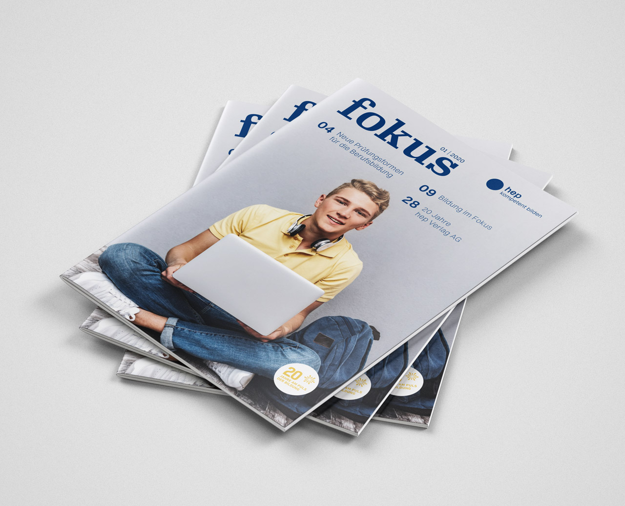 Editorialdesign für Kundenmagazin «fokus»
