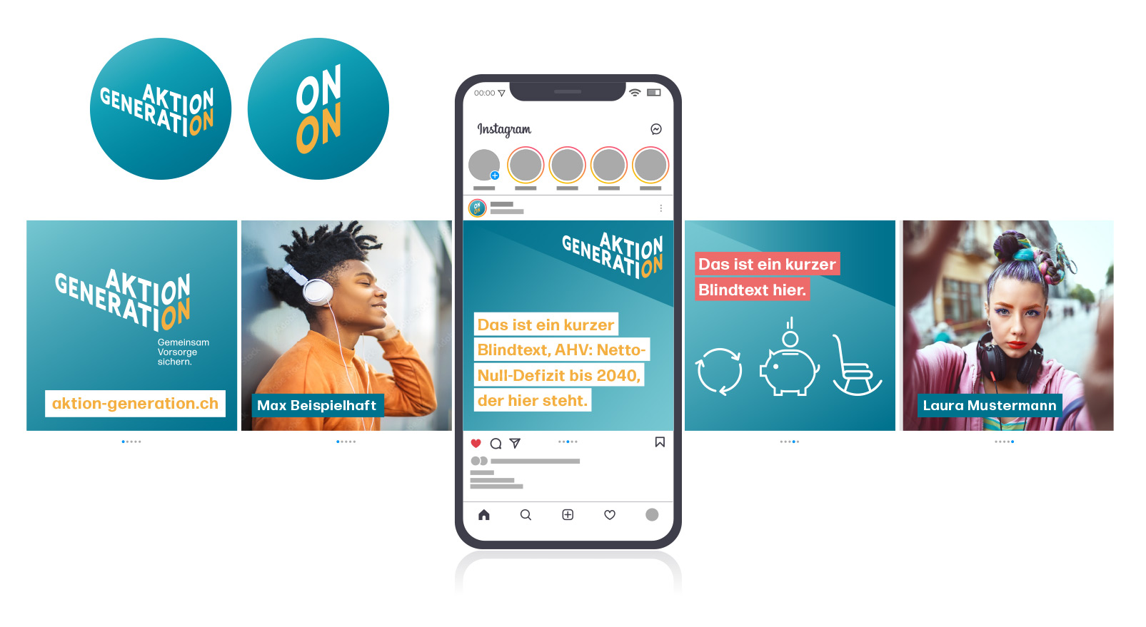 Corporate Design für Aktion Generation – Social Media Konzept