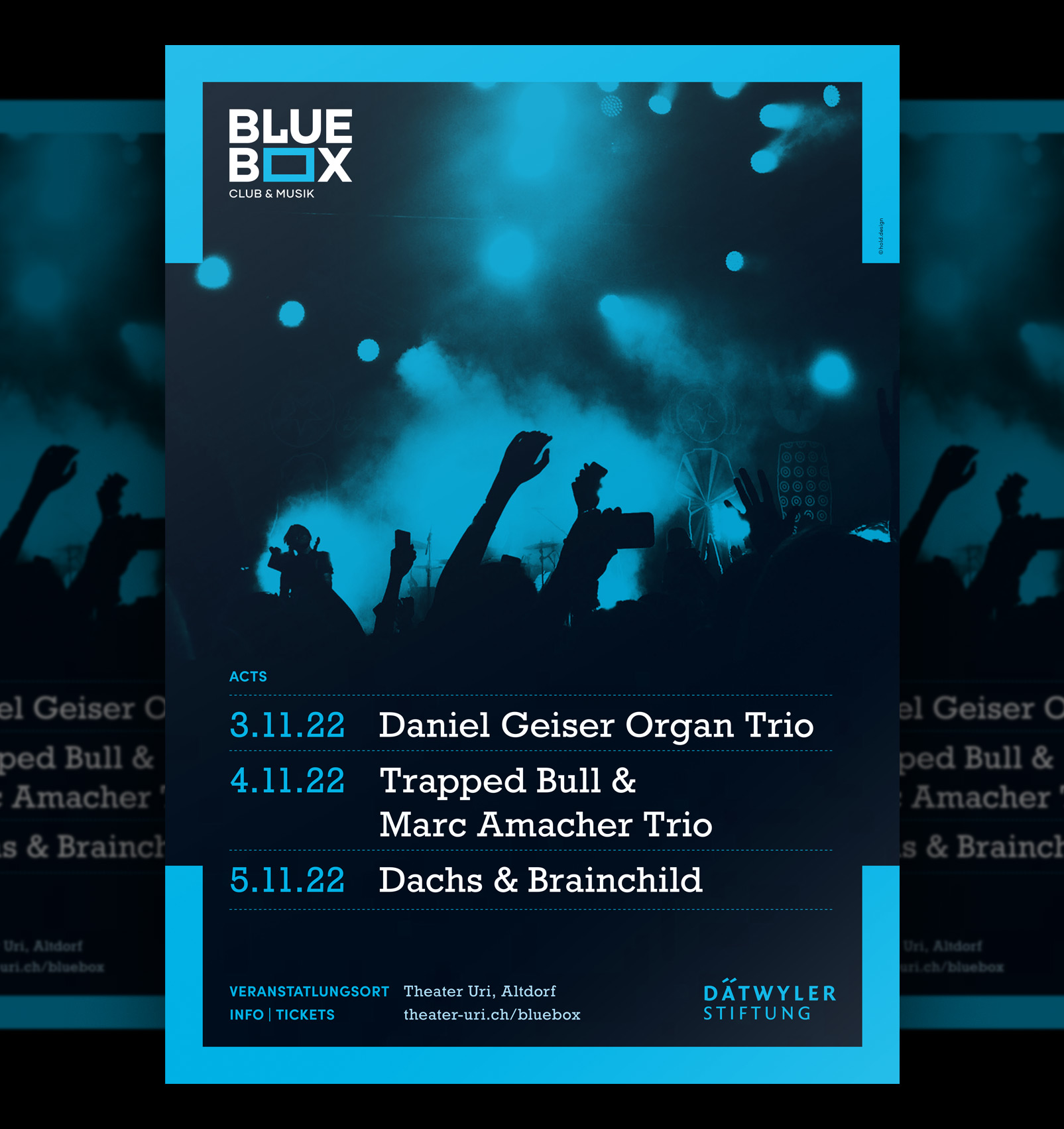Branding – Plakat Blue Box Festival