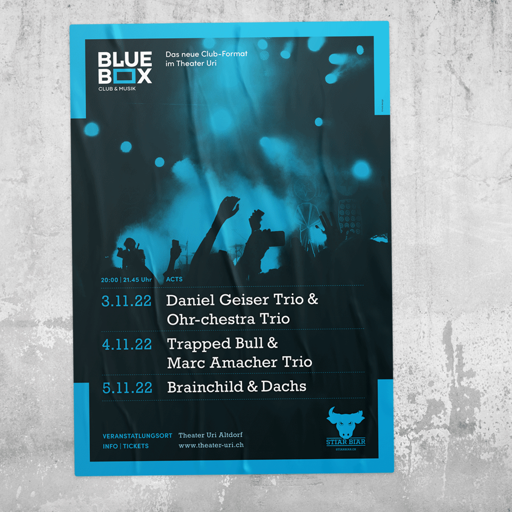 Blue Box Festival Plakate