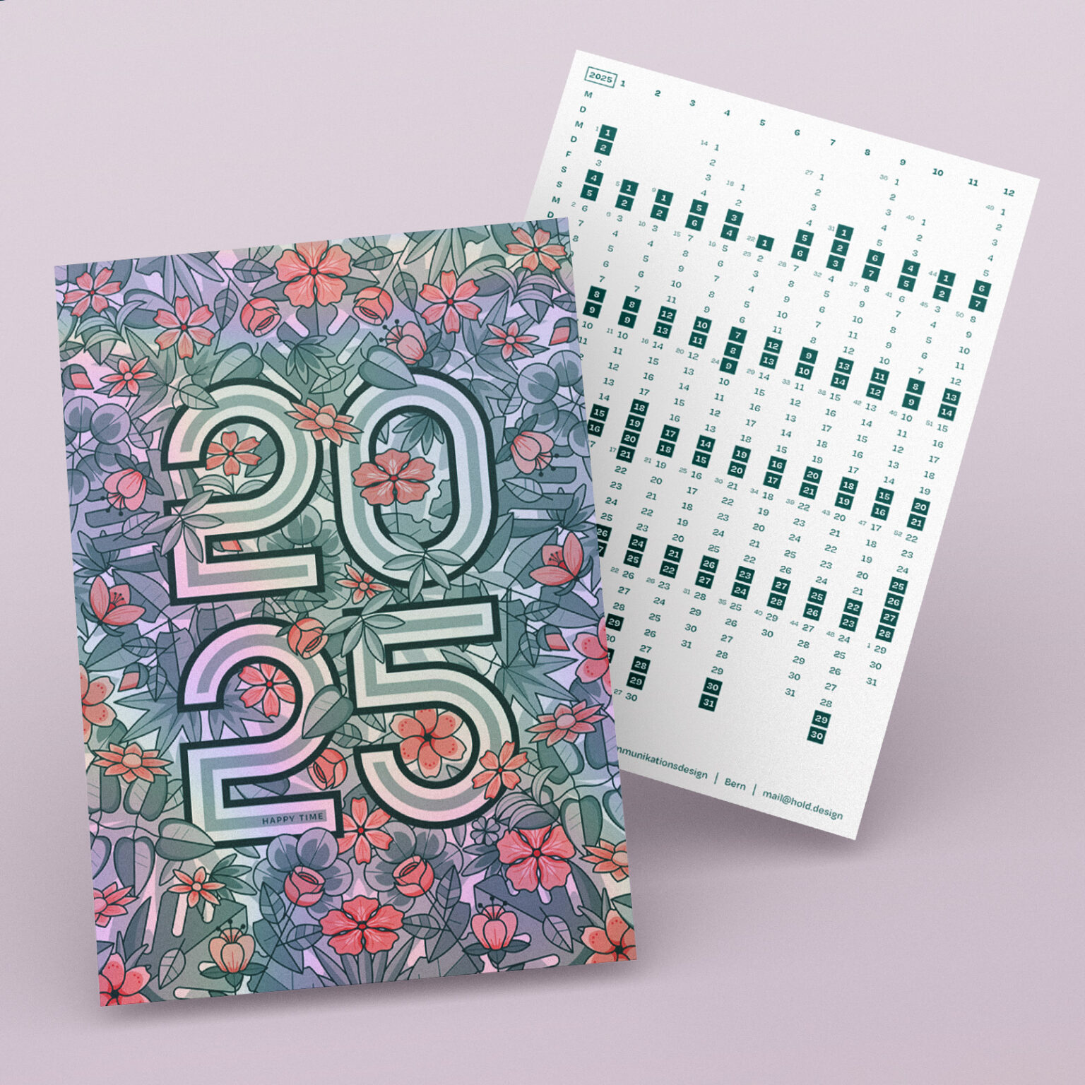 Grafik Design, Bern, Kalender 2025