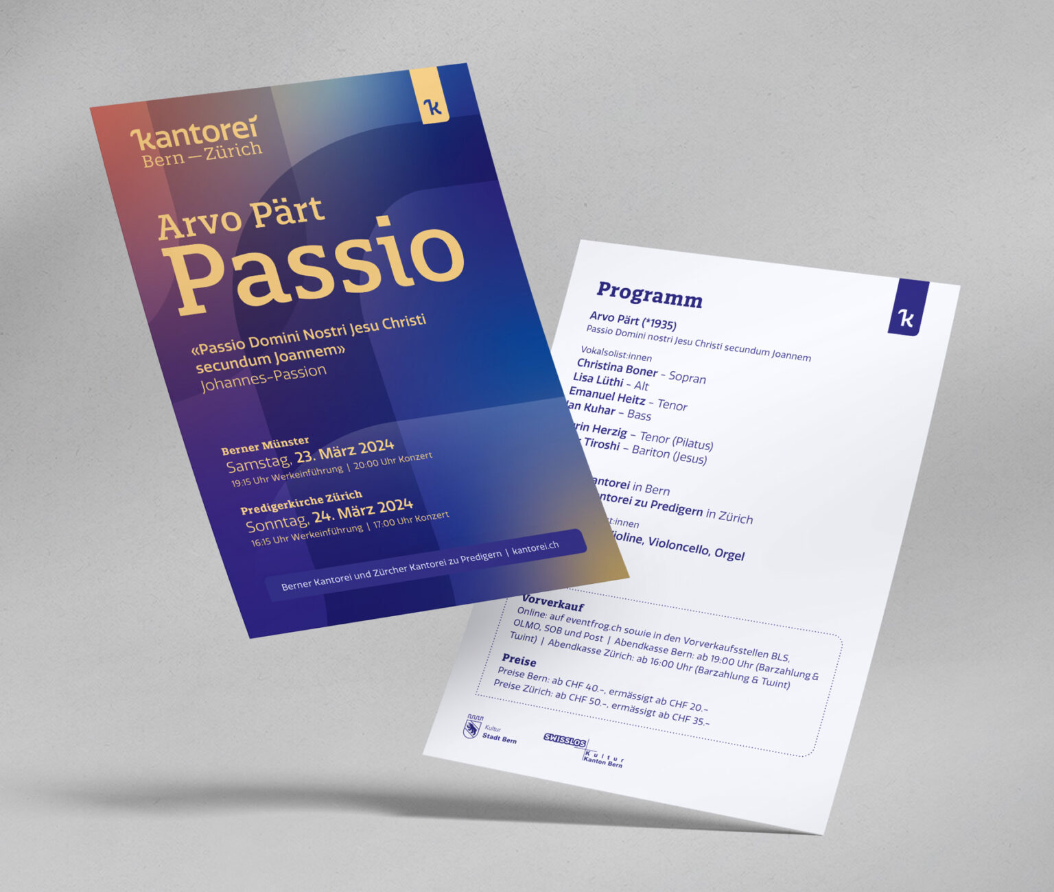 Coporate Design / Konzertflyer