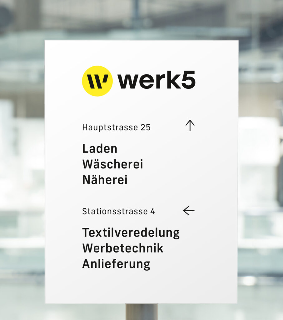 Beschriftung und Signalethik