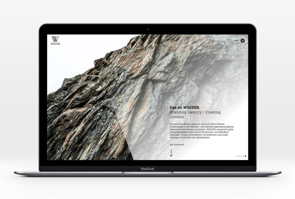 Webdesign für WOLVER