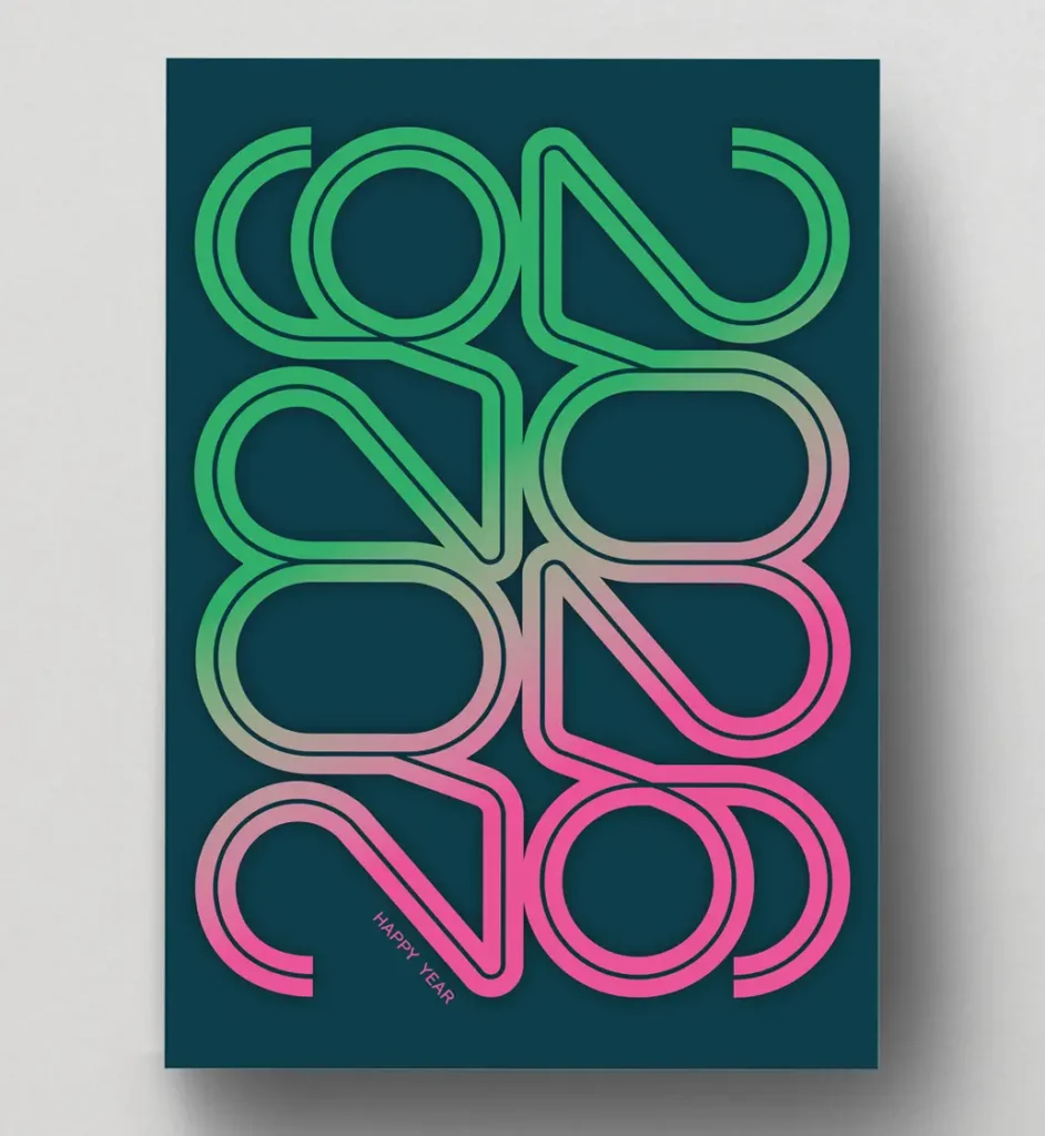 Jahreskalender 2026 Grafikdesign